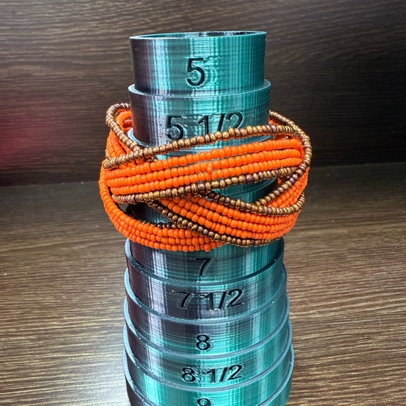 Orange Beaded Bracelet - Picture 1 of 2